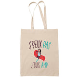 Sac Tote Bag J'peux pas Amp beige - Planetee