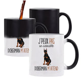 Mug magique J'peux pas Doberman - Planetee