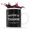 Mug Propriété de Cassandre - Planetee