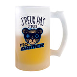 Chope de bière E-sport Pro Gamer j'peux pas - Planetee