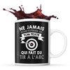 Mug personnalisable Tir à l'arc Prénom Métier Age tasse pour Archer - Planetee