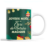 Tasse Noël Clerc de Notaire homme Vert - Planetee