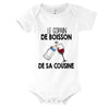 Body bébé Le copain de boisson de sa cousine Vin - Planetee