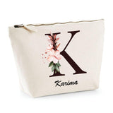 Trousse Karima Lettre fleur - Planetee
