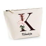 Trousse Khadija Lettre fleur - Planetee