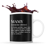 Mug noir Définition Mamy - Planetee