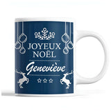 Tasse Noël Geneviève Bleu - Planetee