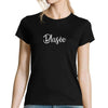 T-shirt Femme Noir - Blasée - Planetee