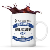 Mug blanc Superman Papi - Planetee