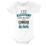 Body bébé Le Petit Assistant de la Console de Papa - Planetee