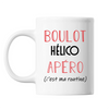 Mug Hélico C'est ma Routine Blanc - Planetee