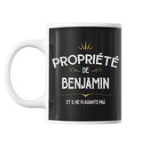 Mug Propriété de Benjamin - Planetee