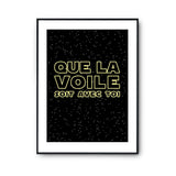 Affiche voile soit avec toi - Planetee