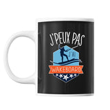 Mug Wakeboard j'peux pas Noir - Planetee