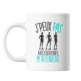 Mug Figurines j'peux pas Blanc - Planetee