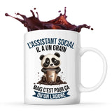 Mug L'Assistant social Panda Café - Planetee
