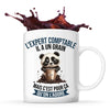 Mug L'Expert Comptable Panda Café - Planetee