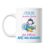 Mug Bêtises avec Maman Licorne Avion - Planetee