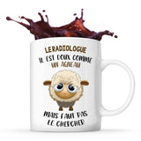 Mug Le radiologue Doux comme un Agneau - Planetee