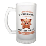 Chope Le saxophoniste Caractère de Cochon - Planetee