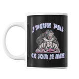 Mug J'peux pas ce soir je mix Gorille - Planetee