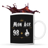 Mug anniversaire 99 ans Humour - Planetee
