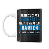 Mug prénom Damien homme parfait - Planetee