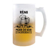 Chope de bière Rémi Prénom Pilier de Bar - Planetee