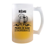 Chope de bière Rémi Prénom Pilier de Bar - Planetee