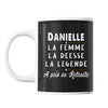 Mug prénom Danielle cadeau départ retraite - Planetee