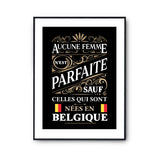 Affiche Belges Femme Parfaite - Planetee