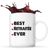 Mug Best Retraitée Ever - Planetee