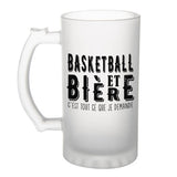 Chope de bière Basketball et bière - Planetee