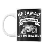 Mug Tracteur Quinquagénaire Homme 50 ans - Planetee