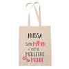 Tote Bag Anissa Meilleure Maman - Planetee