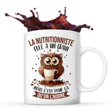 Mug La Vétérinaire Chouette Café - Planetee