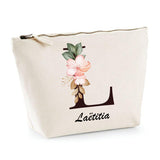 Trousse Laëtitia Lettre fleur - Planetee