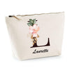 Trousse Laurette Lettre fleur - Planetee