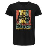 T-shirt homme J'peux pas tracteur vintage - Planetee