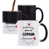 Tasse Petit Mug magique d'un Copain d'amour - Planetee