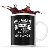 Mug personnalisable plonge Prénom Femme Métier Age pour Plongeuse - Planetee