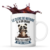 Mug Le Clerc de Notaire Panda Café - Planetee