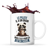 Mug Le Pilote Panda Café - Planetee