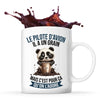 Mug Le Pilote d'avion Panda Café - Planetee