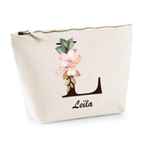 Trousse Leïla Lettre fleur - Planetee