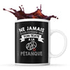Mug personnalisable pétanque Prénom Femme Métier Age pour Joueuse de Pétanque - Planetee