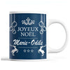 Tasse Noël Marie-Odile Bleu - Planetee
