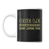 Mug Snowboard soit avec toi - Planetee