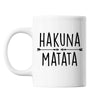 Mug Hakuna matata Blanc - Planetee