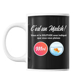 Mug Solitude C'est un Match - Planetee